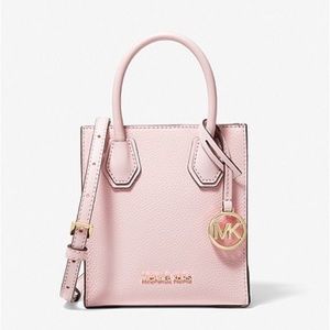 MICHAEL KORS Mercer Extra-Small Pebbled Leather Crossbody Bag